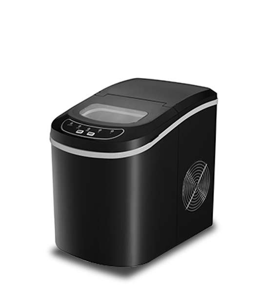 Ice Making Machine Compact Electric Ice Maker with Ice Scoop DSC02462 Black