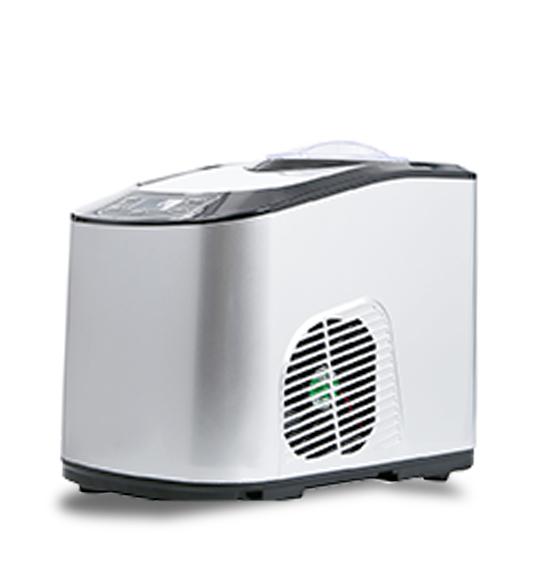 White Household Ice Cream Maker Machine