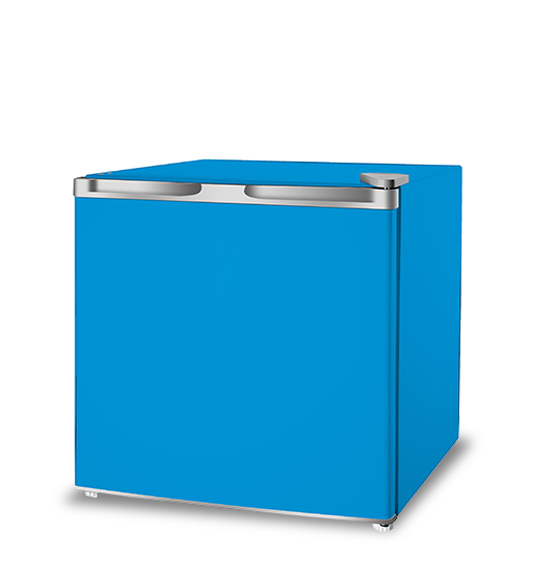 Blue Portable Slim Deep Chiller Mini Refrigerator