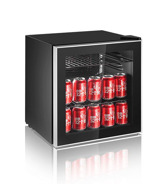 Glass Door Refrigerator Coca Cola Wine Cooler JC-46