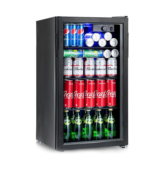 Black door wine beverage cooler JC-90